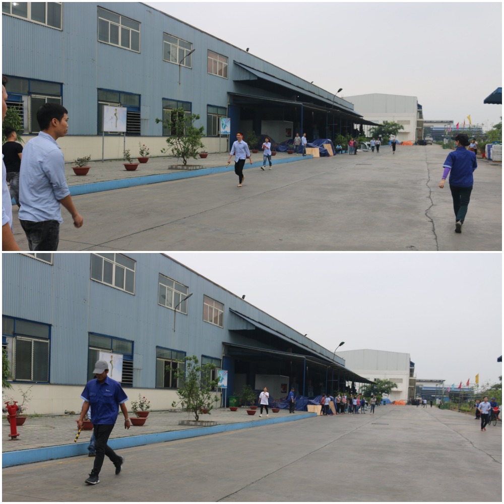 Phần thi tiếp sức đi bộ